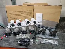 Zosi 8MM-252W4S-00-US DVR Video Surveillance System with 4 Cameras & H.265+ DVR