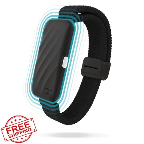 Homedics WakeBand Alarm Wristband Black