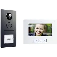M-E Modern-Electronics 41175 VISTUS 7" Corded Video Intercom Silver