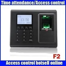 ZK F2 biometric fingerprint attendance time clock 3000 user capacity RFID card