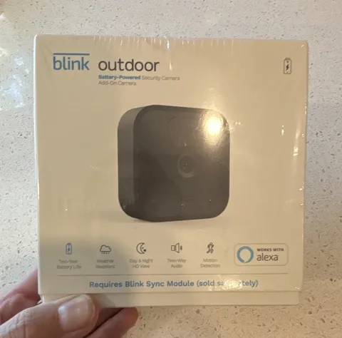 Blink Outdoor 1080p Battery 3rd gen  Add-On Security Camera Outdoor Alexa Black