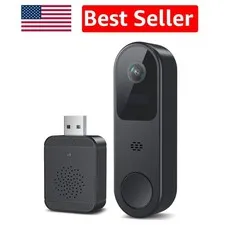High-Definition Night Vision Doorbell Camera With AI Detection & Cloud Access