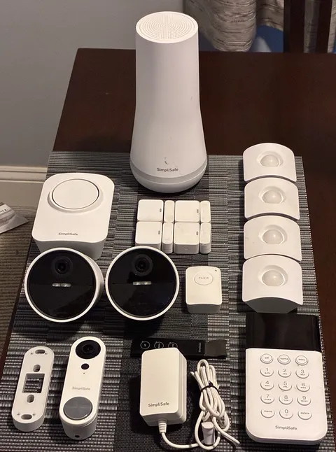 SimpliSafe Wi-Fi Wireless Home Alarm w/ Base, Keypad, Panic, Sensor, Cam, KeyFob