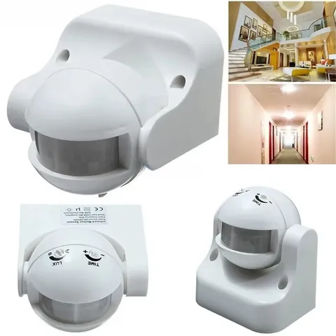 AC 220V - 240V 180 Degree Outdoor IP44 PIR Infrared Motion Sensor Detector round
