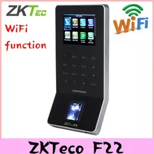 ZKTeco F22 WIFI TCP/IP Biometric Fingerprint Time Attendance Access Door Control