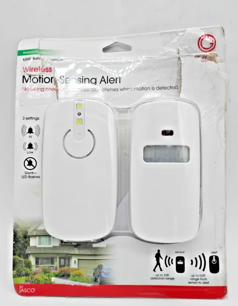Power Gear 36014-S1 Motion-Sensing Driveway Alarm Wireless Battery Operated