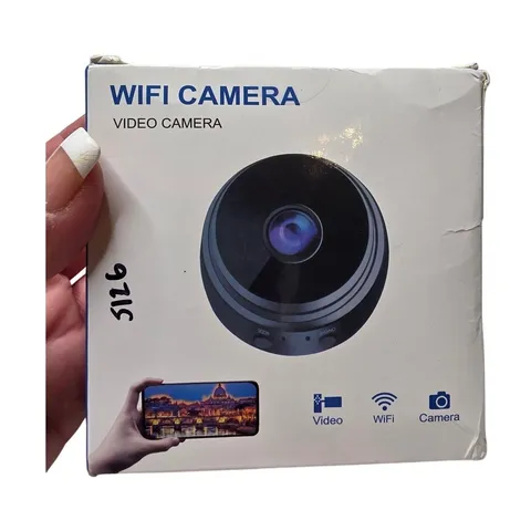 A9 Mini WiFi Camera 1080p HD Wireless Security Video Monitor Black 5VDC 1A