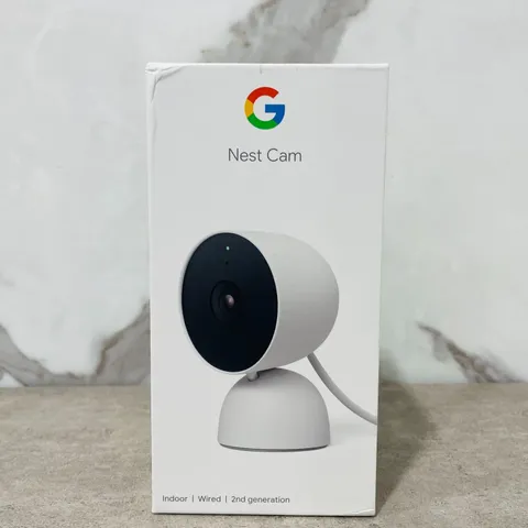 Google Nest Cam Indoor Wired  Camera 2nd Gen - Snow