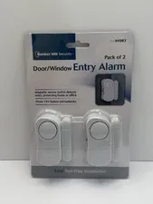 New Bunker HIll Security 2 Pack Door / Window Entry Alarm Tool Free Installation