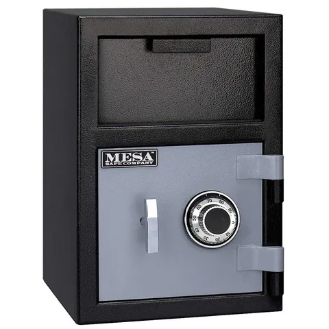 MESA SAFE COMPANY MFL2014C Cash Depository Safe,0.8 cu ft,Steel 39J403