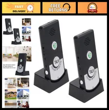 Wireless 2-Way Voice Intercom System - Rainproof, 1000m Range, Portable Doorbell