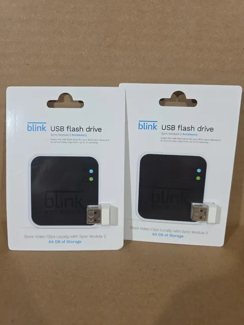 Blink USB Flash Drive For Local Video Storage w/ Blink Sync Module 2 NEW 2 Pack