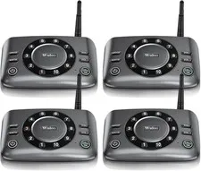 Wuloo Hands Free Intercoms Wireless Home Full Duplex 4 Pack
