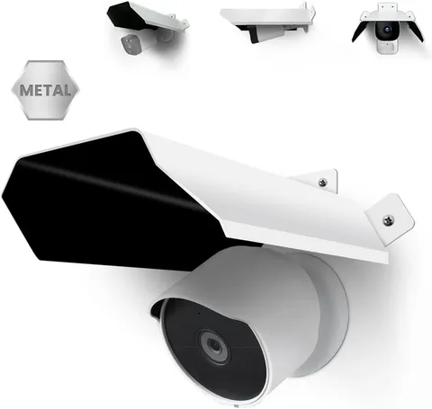 Universal Security Camera Cover Sun Rain Shield | Waterproof Protective Roof for