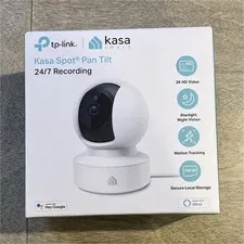 TP-Link Kasa Spot KC410S 2K HD Pan Tilt Wi-Fi Indoor Camera Night Vision Alexa