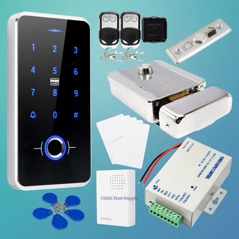 Waterproof Fingerprint Access Sensor IC 13.56MHz Reader Door Lock Control Keypad