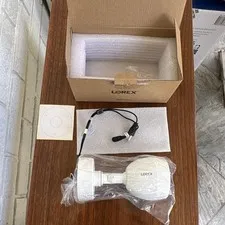 Lorex 4K CVI Deterrence Bullet Security Camera Wired BNC Outdoor White