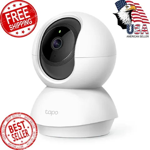 TP-Link Tapo Pan/Tilt Security Camera for Baby Monitor, Pet Camera w/Motion D...