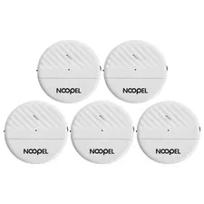 Glass Break Sensor 5 Pack, 125dB Loud Vibration Window Alarms for Home Securi...