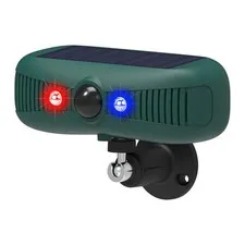 Solar Motion Sensor Alarm Outdoor - 2 * 129db Loud Siren, Ultrasonic Waterpro...