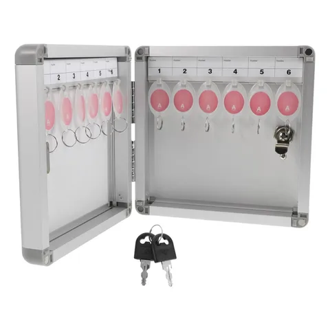 Heavy Duty Metal Key Lock Box Wall Mounted Safe Key Organizer for Secure Storage