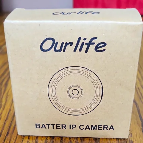 Ourlife IP/Network Wireless Wi‑Fi Surveillance Camera Night Vision Motion Black