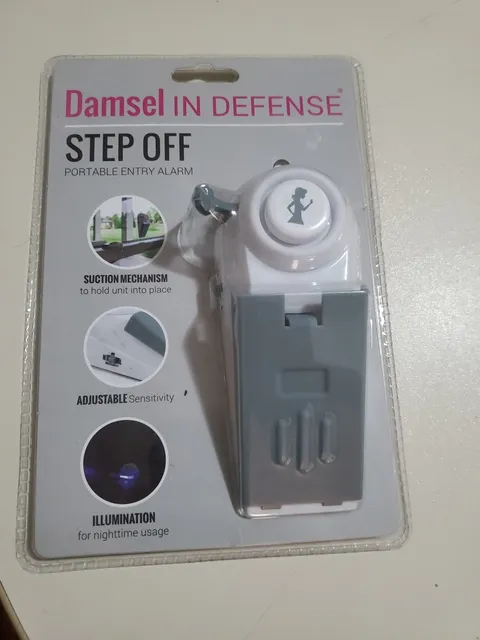 Damsel In Defense - Step Off Portable Entry Alarm, New, Sealed 120 Decibel Alarm