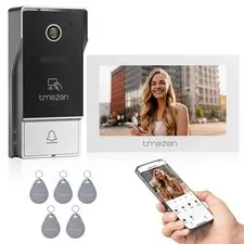 Video Doorbell Intercom WLAN Video Doorbell with 2-Way Audio 7''IP Touchscreen