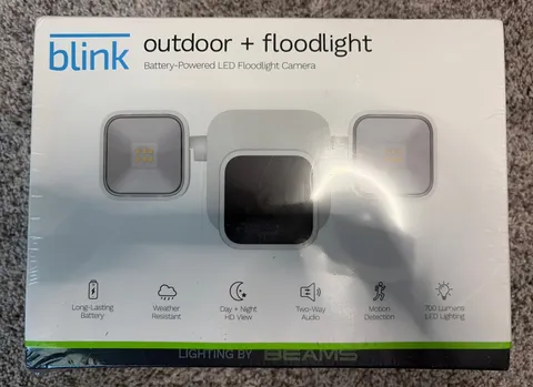 Blink Outdoor 3 Floodlight Wireless HD Security Camera White NEW Sealed