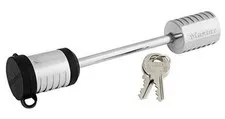1471DAT Trailer Coupler Latch Lock, 3-4/10" Long Shackle x 9/32" Coupler Lock