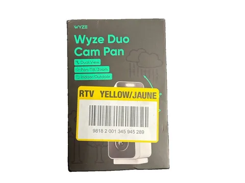 Wyze Pan Cam Duo Dual-Lens Indoor/Outdoor 2K Security Camera with Pan/Tilt