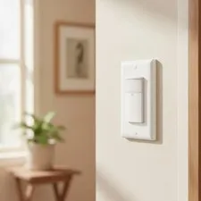 Motion Sensor Light Switch, PIR Motion Detection Wall Switch with Adjustable ...