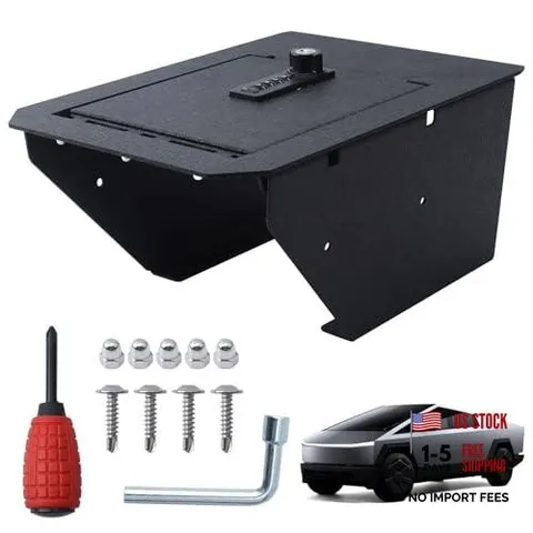 Cybertruck Center Console Safe Box - Organizer Safe Anti-Theft Box Compatible