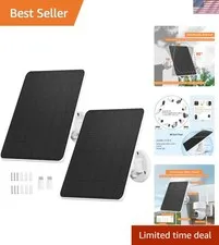 Power Your Security Cameras with 6W Solar Panel -  Waterproof & Easy Install