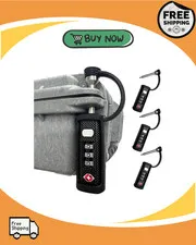 Gun Case Locks 4 Pack TSA Approved,Heavy Duty Locks for Gun Case,Cut-Proof Case 