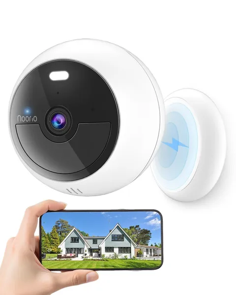 Cameras Wireless Magnetic, 2K+ Indoor Outdoor for Home Battery Powered, Smart...