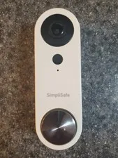 SimpliSafe Pro Smart Home Security Doorbell Wi-Fi 1080P HD Wired Video Cam SSDB3