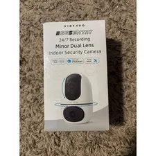 Virtavo EggSentry Minor Dual Lens Indoor Security Camera 1080P AI Detection