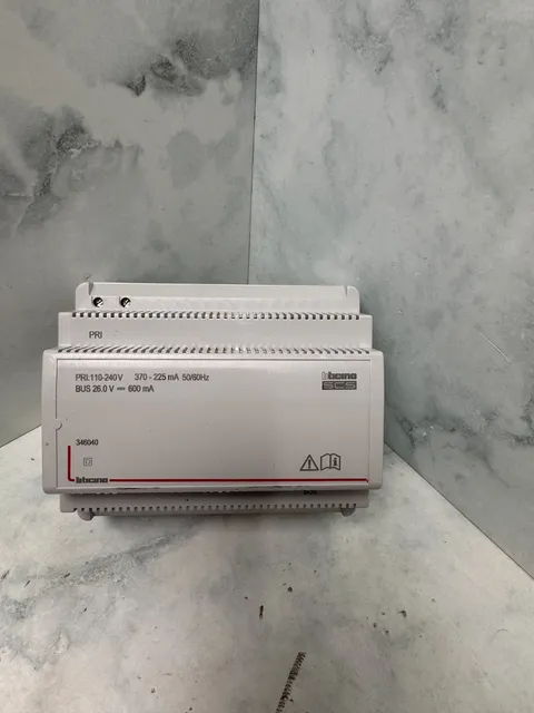 BTicino 346040 BUS SCS 2-Wire Video Intercom DIN Power Supply
