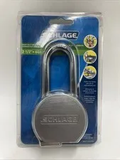 Schlage Padlock Heavy Duty Solid Steel 2.5" 64mm (Model 851226)