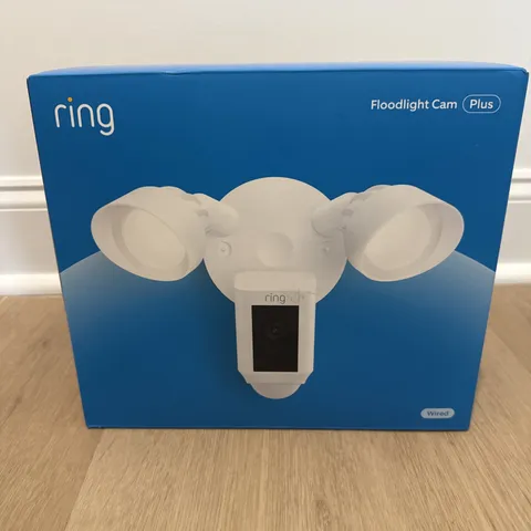 Ring Floodlight Cam Wired Plus Security Camera: 2-Way Talk, Motion Activated