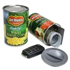Discreet Corn Stash Can, Hidden in Plain Sight Diversion Safe, Hide keys, Money