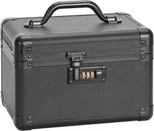SUNSOVA Small Childproof Medicine Lock Box, Metal Matte Black, Combo 