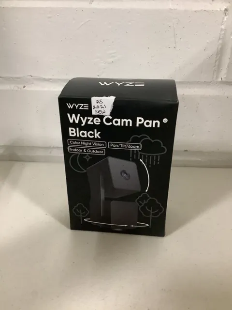 Wyze Cam Pan v3 Indoor/Outdoor IP65 1080P 360° Pan/Tilt/Zoom Wi-Fi - Black