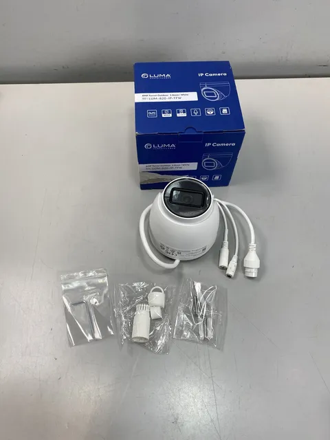 Luma Surveillance 820 Series 8MP Turret IP Outdoor Camera White