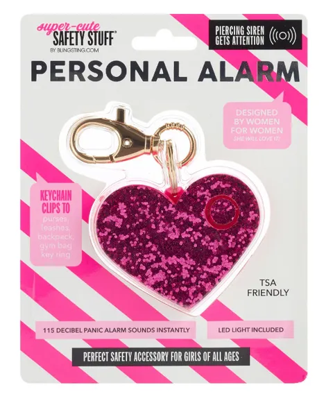 1 PIECE - SAFETY STUFF SUPER-CUTE PERSONAL ALARM NEW IN PACKAGE