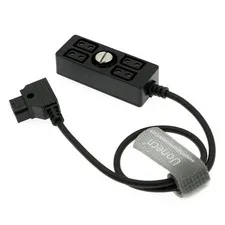 D-tap Splitter with Screw for V-Mount Battery, 4-Port Dtap Hub Power Cable fo...