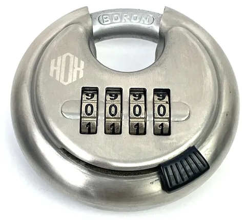 10pc Lot 4-Digit Disc Combination Lock Outdoor - Heavy Duty Combination Padlocks