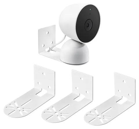 3 Pack Adhesive Metal Nest Camera Mount fits for Google Indoor Nest Security ...