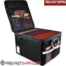 Fireproof Water-Resistant File Box W/ Combination Lock & Anti-Static Fiberglass
